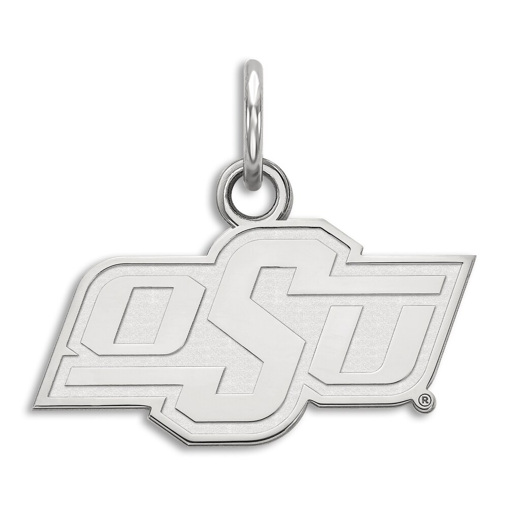 Oklahoma State University Small Necklace Charm Sterling Silver cNQMmKqq