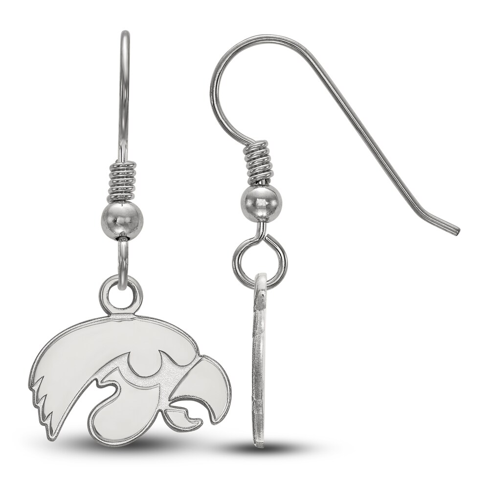 University of Iowa Dangle Earrings Sterling Silver dyv5FHZZ