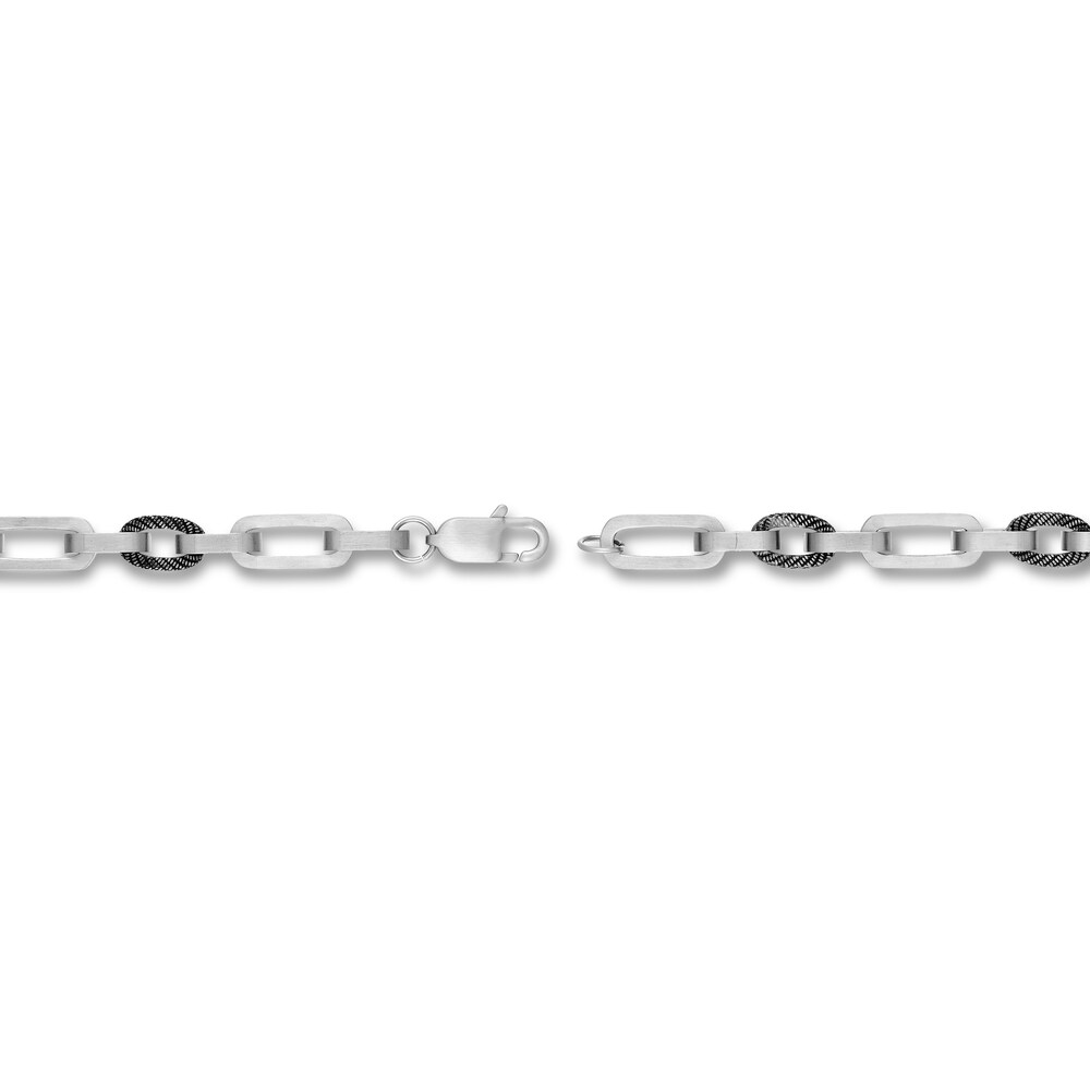 Men\'s Link Chain Bracelet Stainless Steel 8.5\" eXQDmvo7