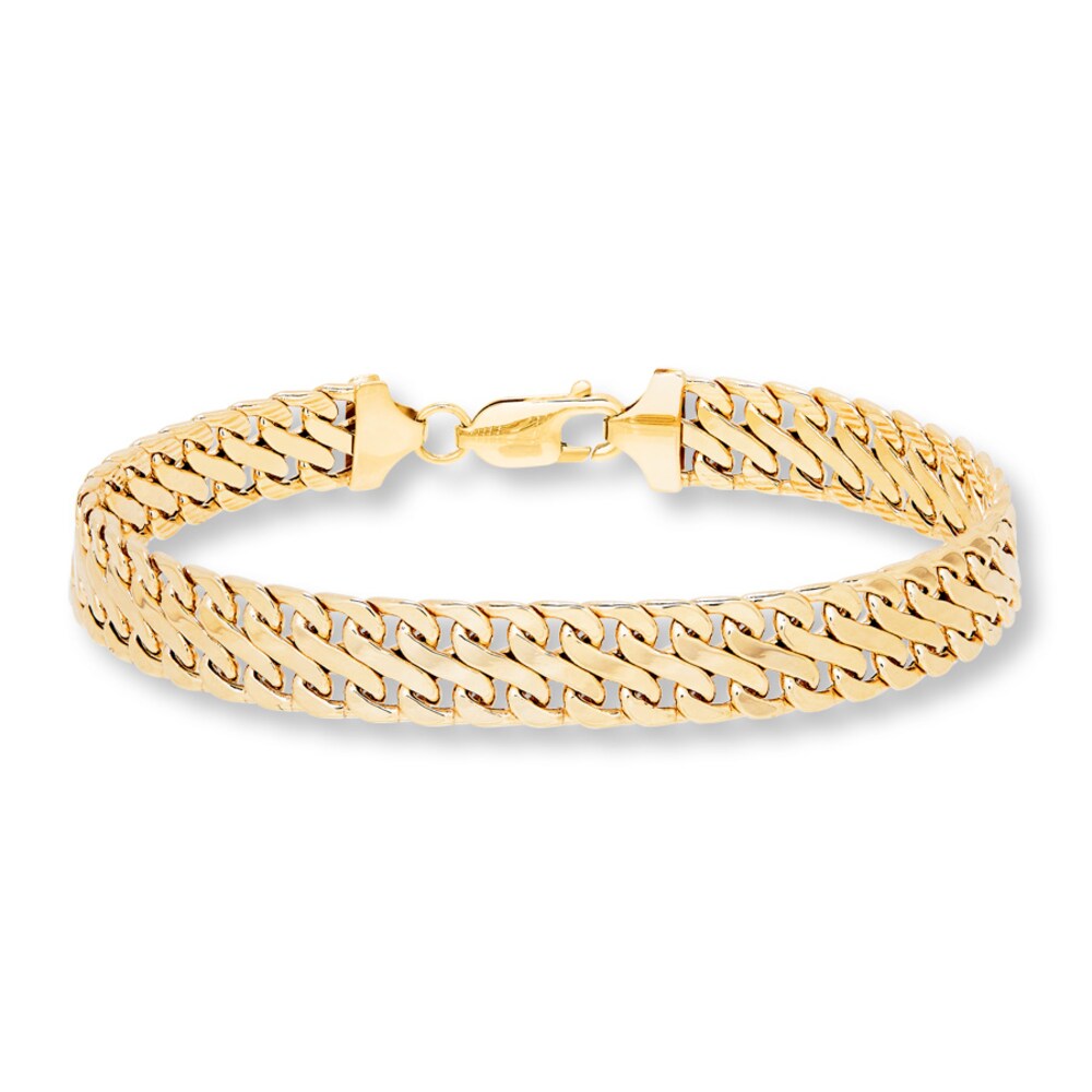 Link Bracelet 14K Yellow Gold 7.5" Length erMDDM4d