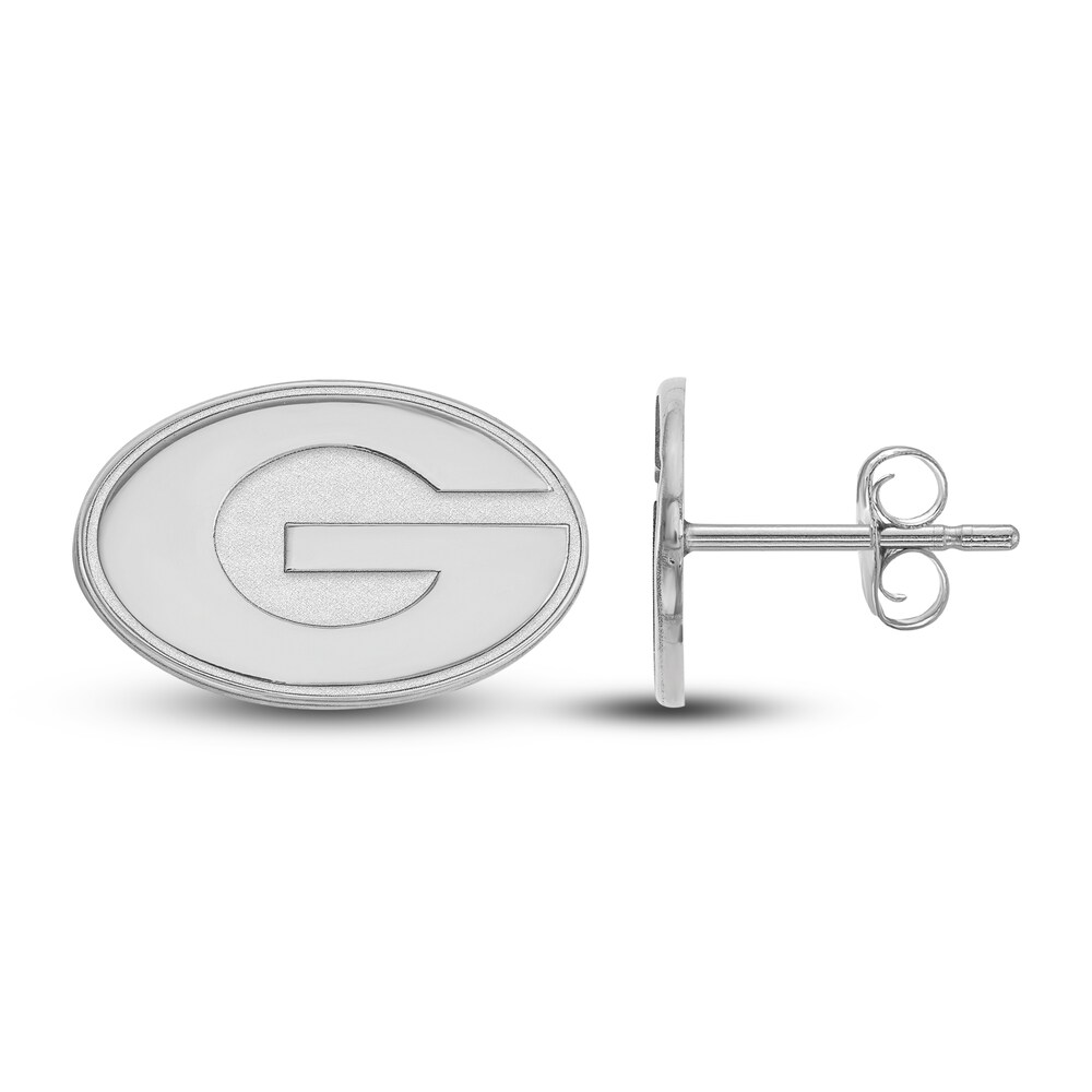 University of Georgia Stud Earrings Sterling Silver fRBX8LXR