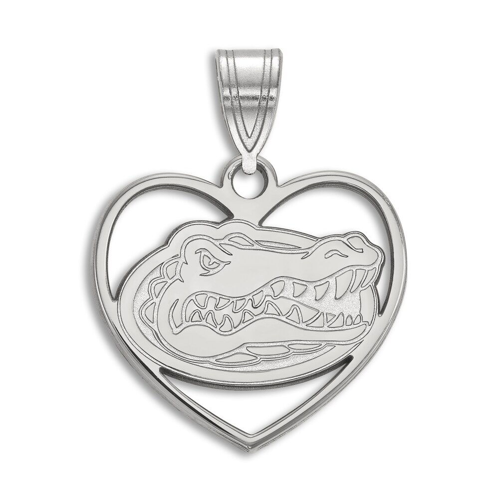 University of Florida Heart Necklace Charm Sterling Silver g1CuIbJ4