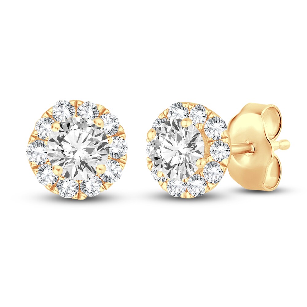 Diamond Stud Earrings 1/4 ct tw Round 14K Yellow Gold i2QqcN6S
