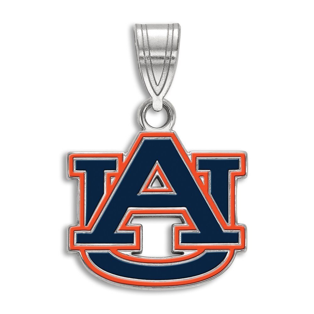 Auburn University Enamel Charm Sterling Silver iMf5odjZ