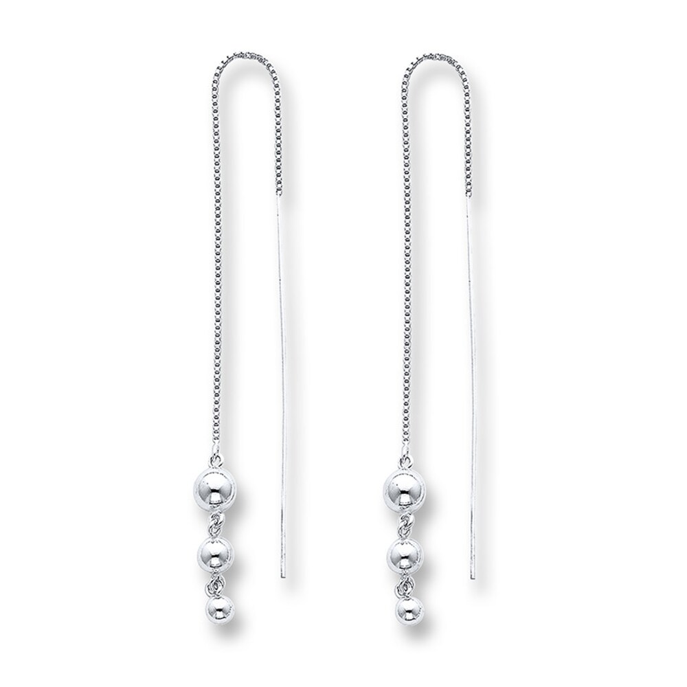 Threader Earrings Sterling Silver kHupV9eI