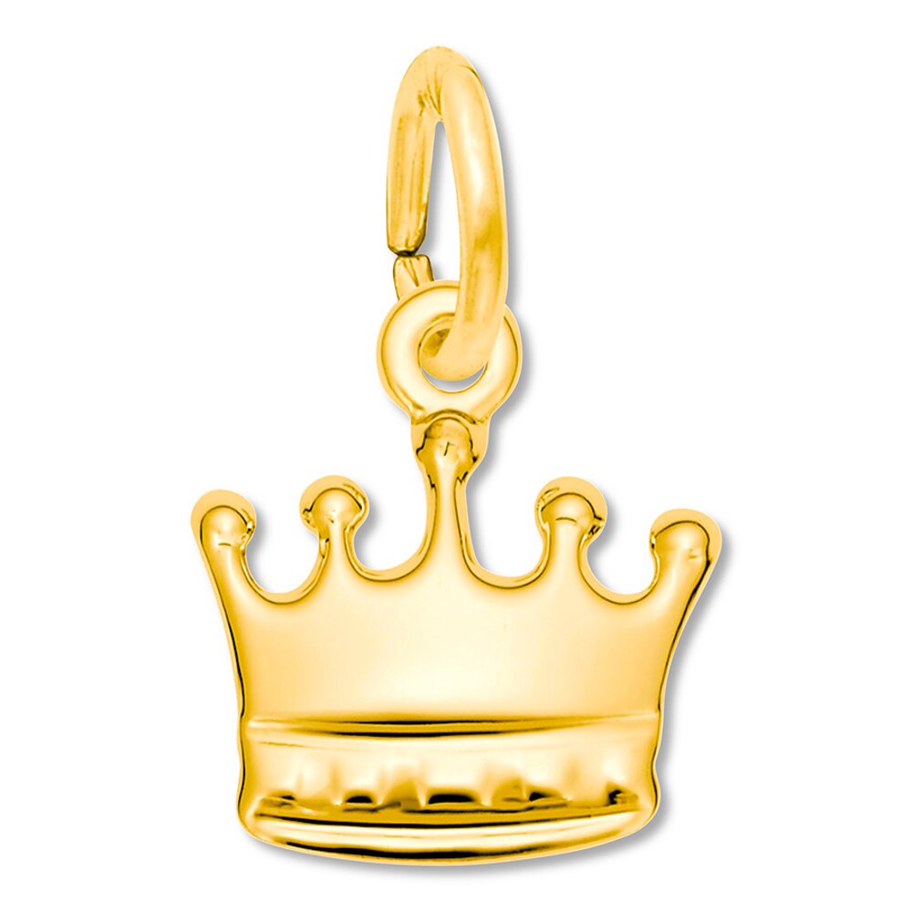 Crown Charm 14K Yellow Gold kR4UVA59 [kR4UVA59]