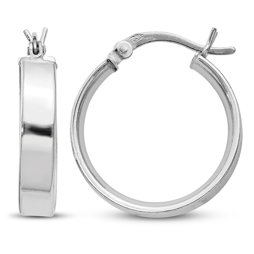 Hoop Earrings Sterling Silver koSxZqEd