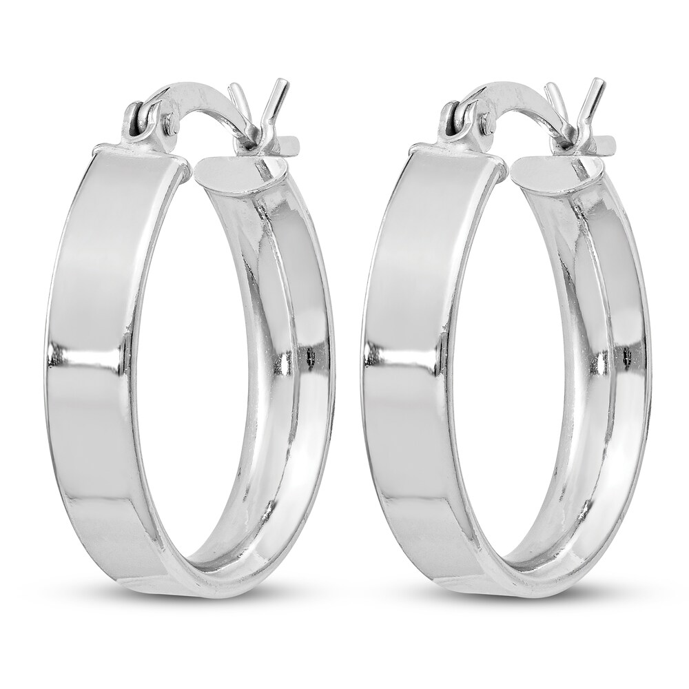 Hoop Earrings Sterling Silver koSxZqEd