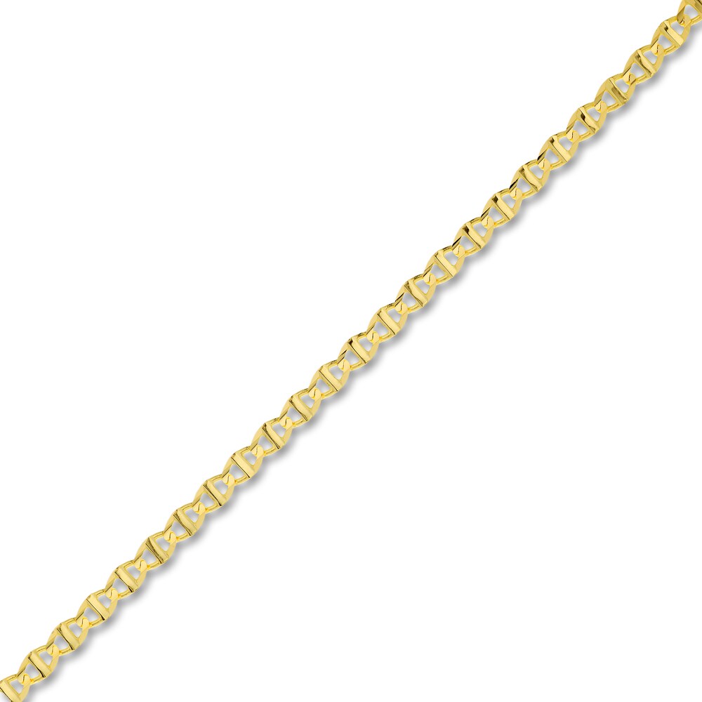 Mariner & Serpentine Chain Bracelet Set 14K Yellow Gold 7.5\" kvLDcsaW