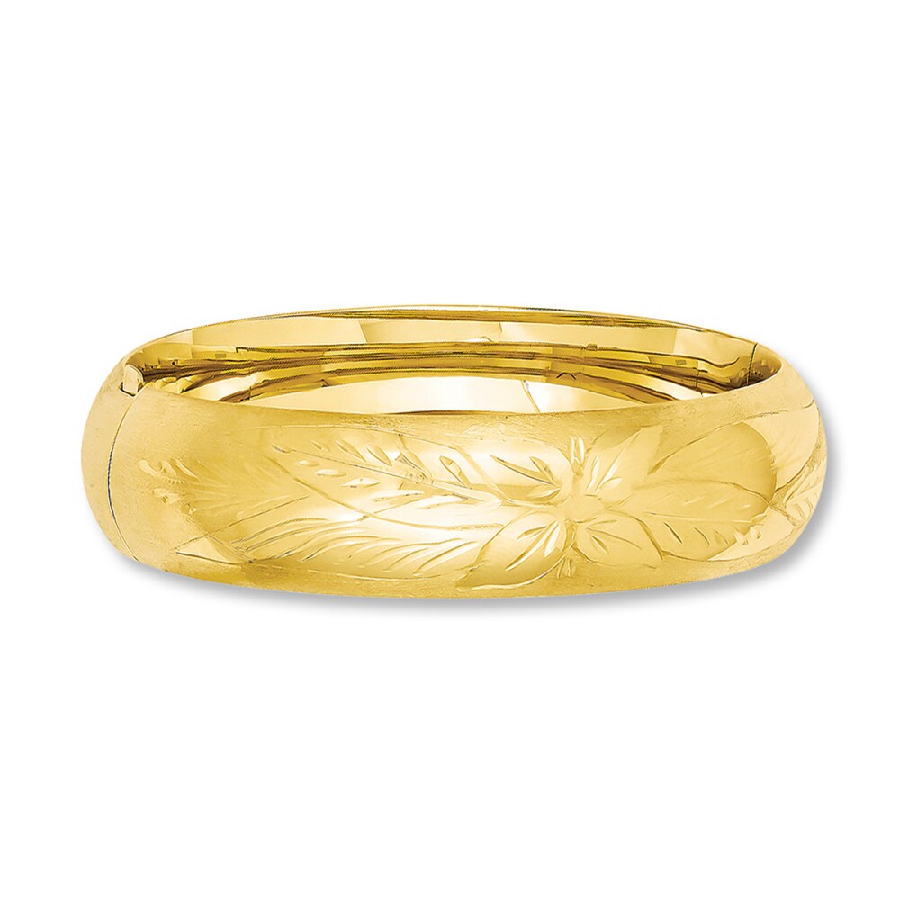 Bangle Bracelet 14K Yellow Gold l1pUJ3zB