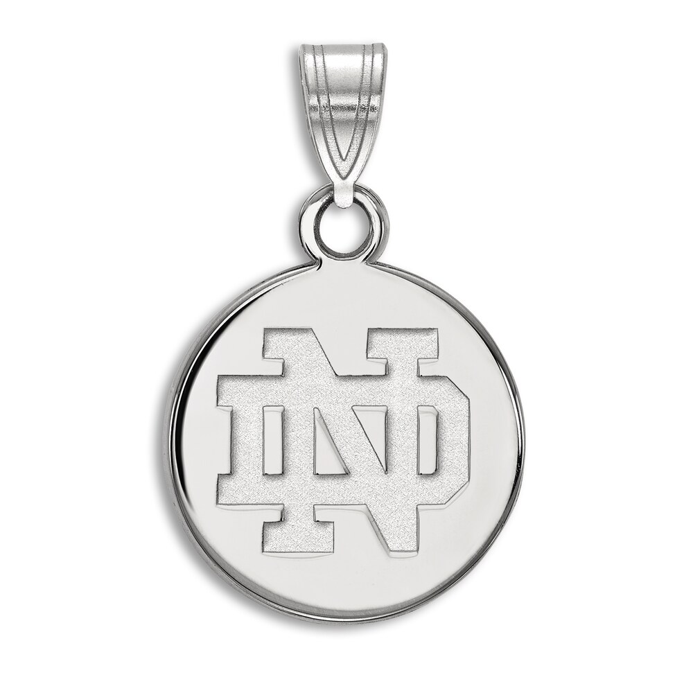 University of Notre Dame Small Necklace Charm Sterling Silver l41SFaT6 [l41SFaT6]