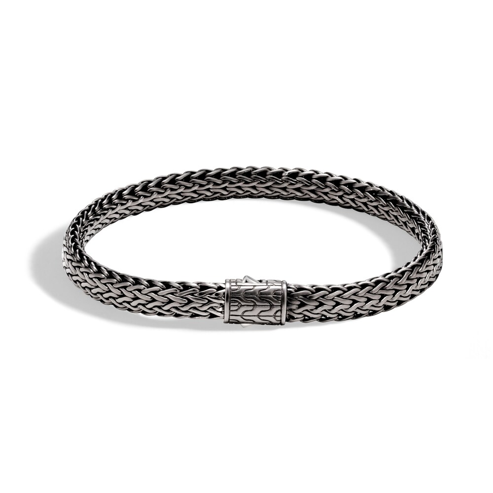 John Hardy Classic Chain 6.5MM Bracelet in Blackened Silver, Small lhNSvbUb