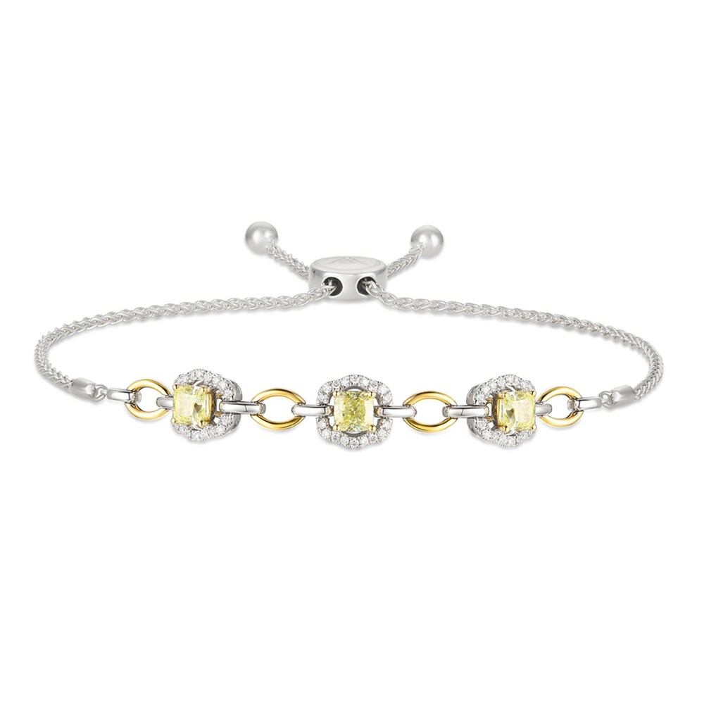 Le Vian Sunny Yellow Diamond Bracelet 1-5/8 ct tw 14K Two-Tone Gold mHovM5hJ