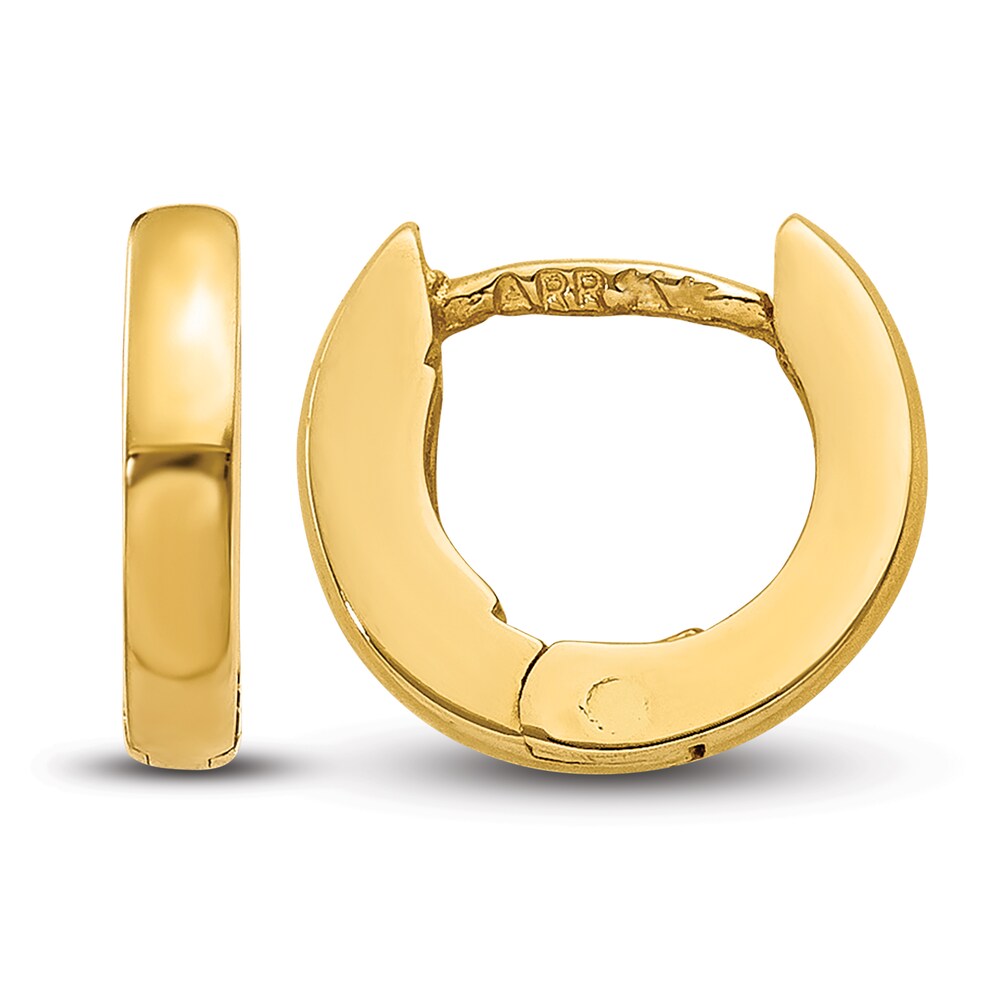 Hinged Hoop Earrings 14K Yellow Gold mSGNEAId