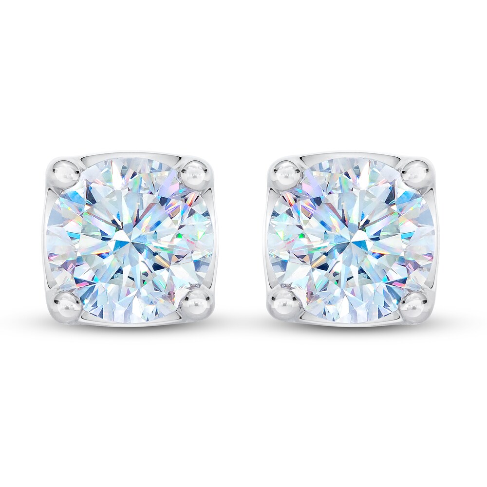 THE LEO First Light Diamond Solitaire Earrings 3 ct tw 14K White Gold (I1/I) mfW8JGFK