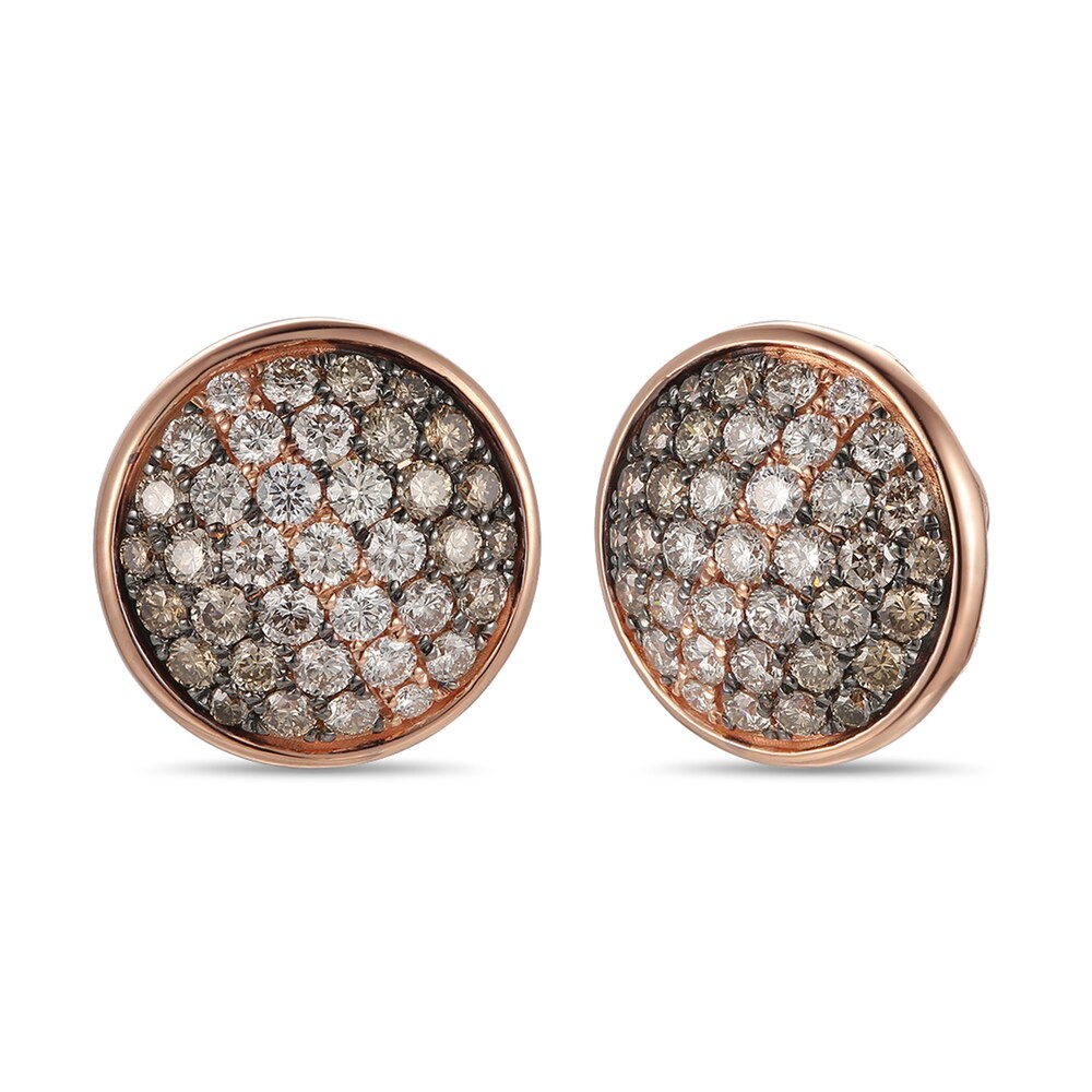 Le Vian Diamond Earrings 1-7/8 ct tw 14K Strawberry Gold mpBdsfyZ