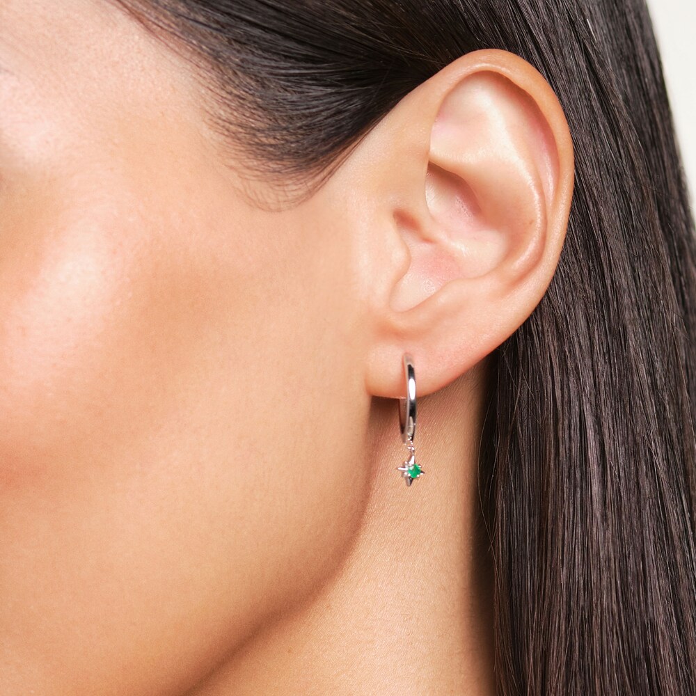Juliette Maison Natural Citrine Starburst Hoops 10K Rose Gold nEnrwxxT