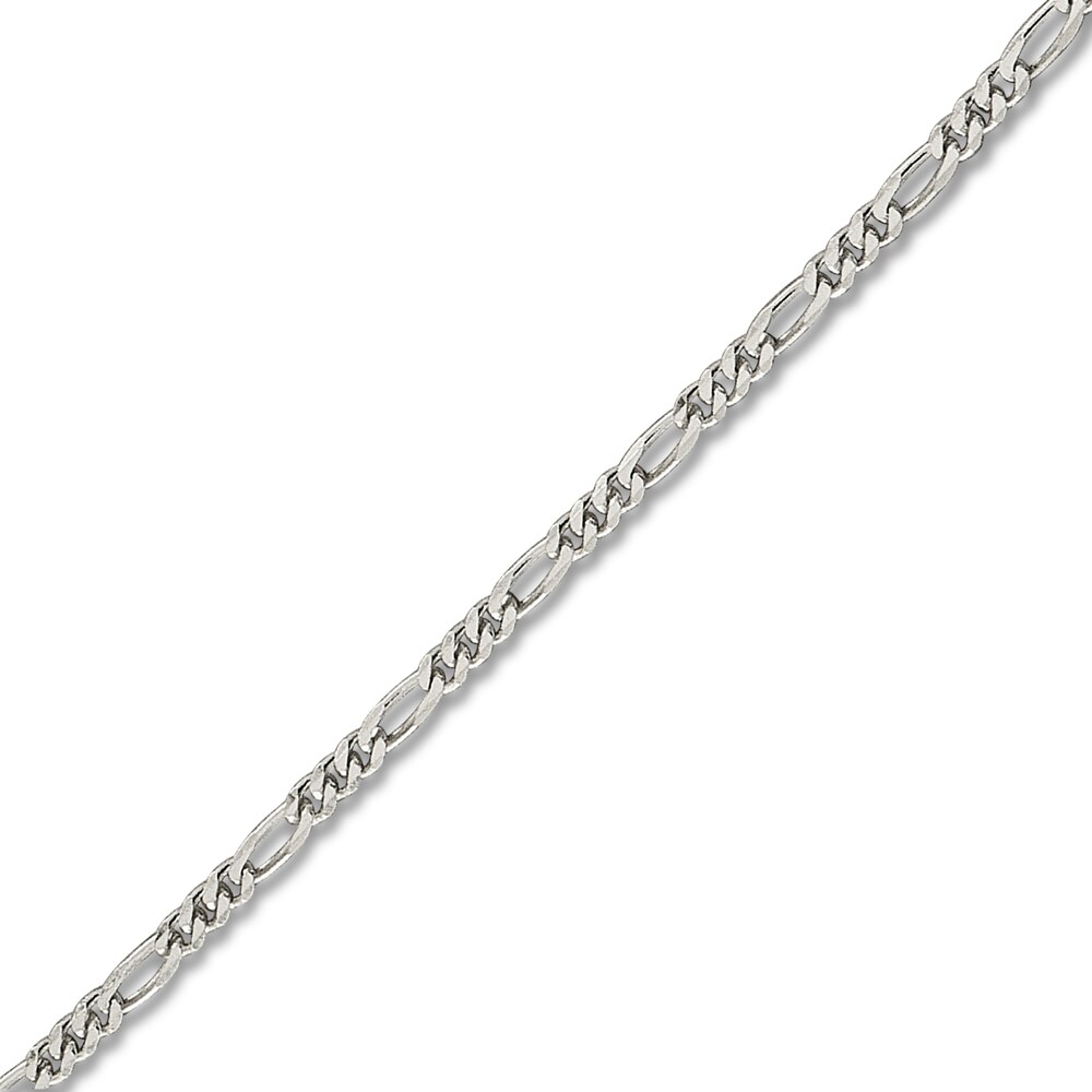 Figaro Chain Anklet Sterling Silver nIEhqR5K