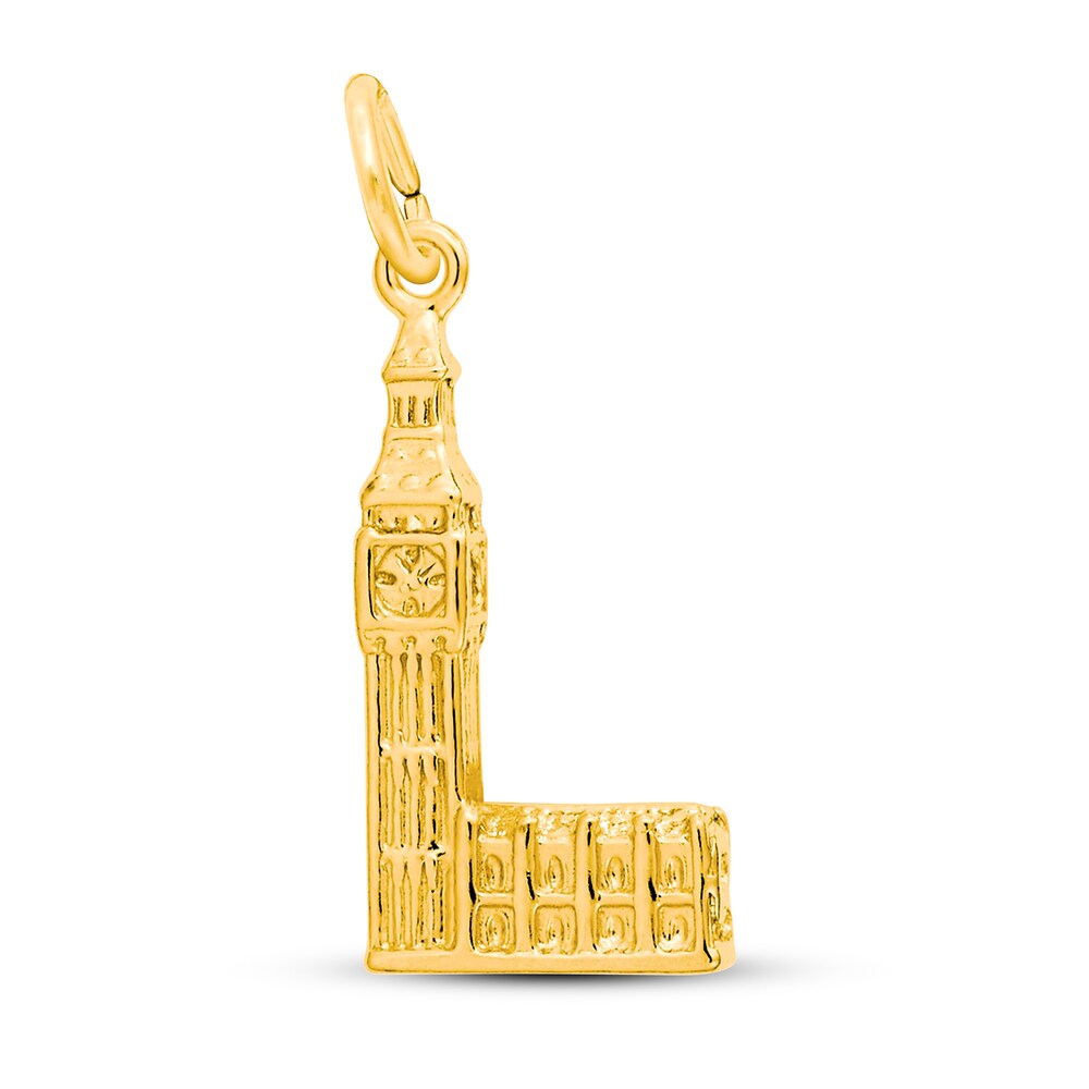 Big Ben Charm 14K Yellow Gold oN7LX8vo