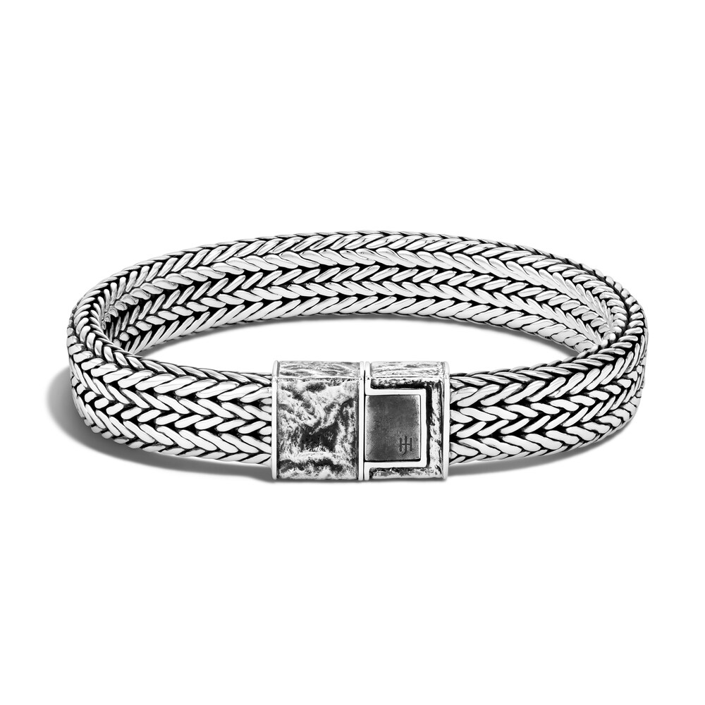 John Hardy Pusher Bracelet Sterling Silver - Medium oNpO5krN