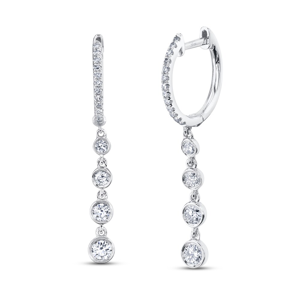 Shy Creation Diamond Earrings 3/8 ct tw 14K White Gold SC55022245 ohCkZwx9