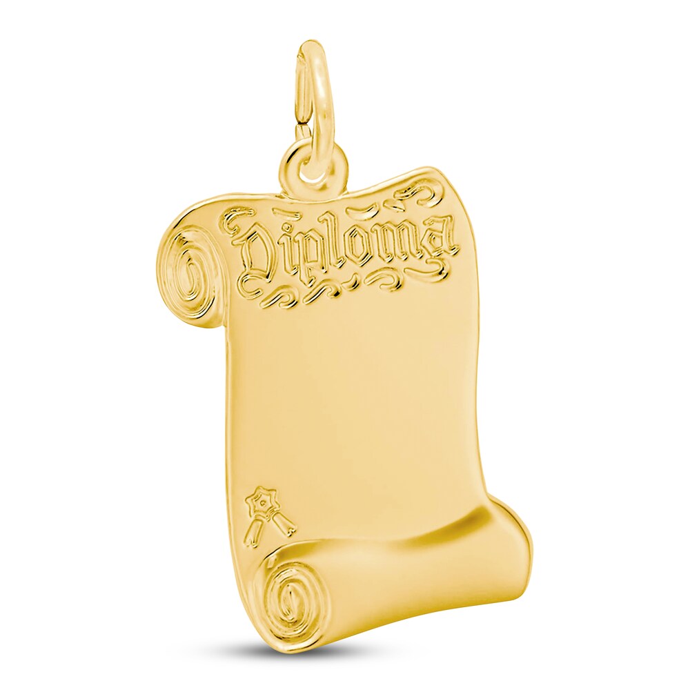 Diploma Charm 14K Yellow Gold osaOkIpo