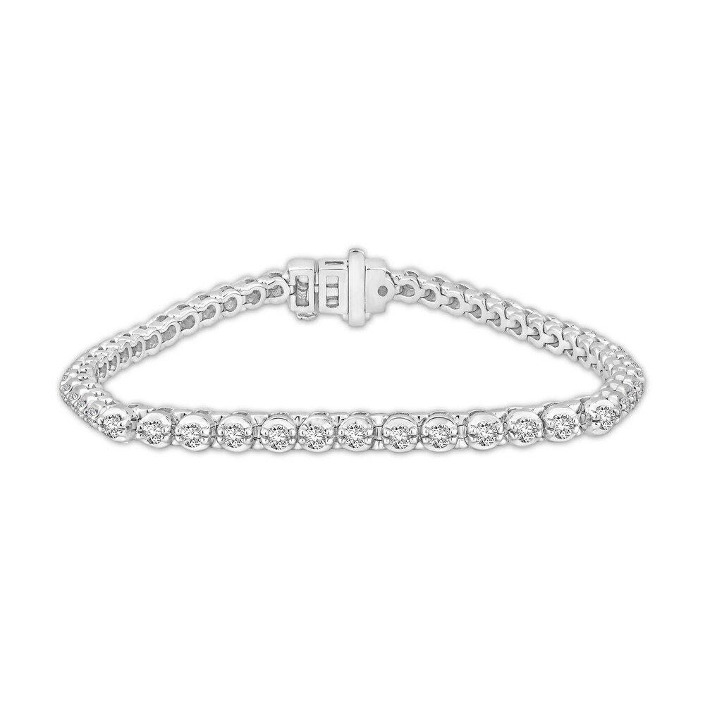 Diamond Tennis Bracelet 7 ct tw Round 18K White Gold p5HXOHRq