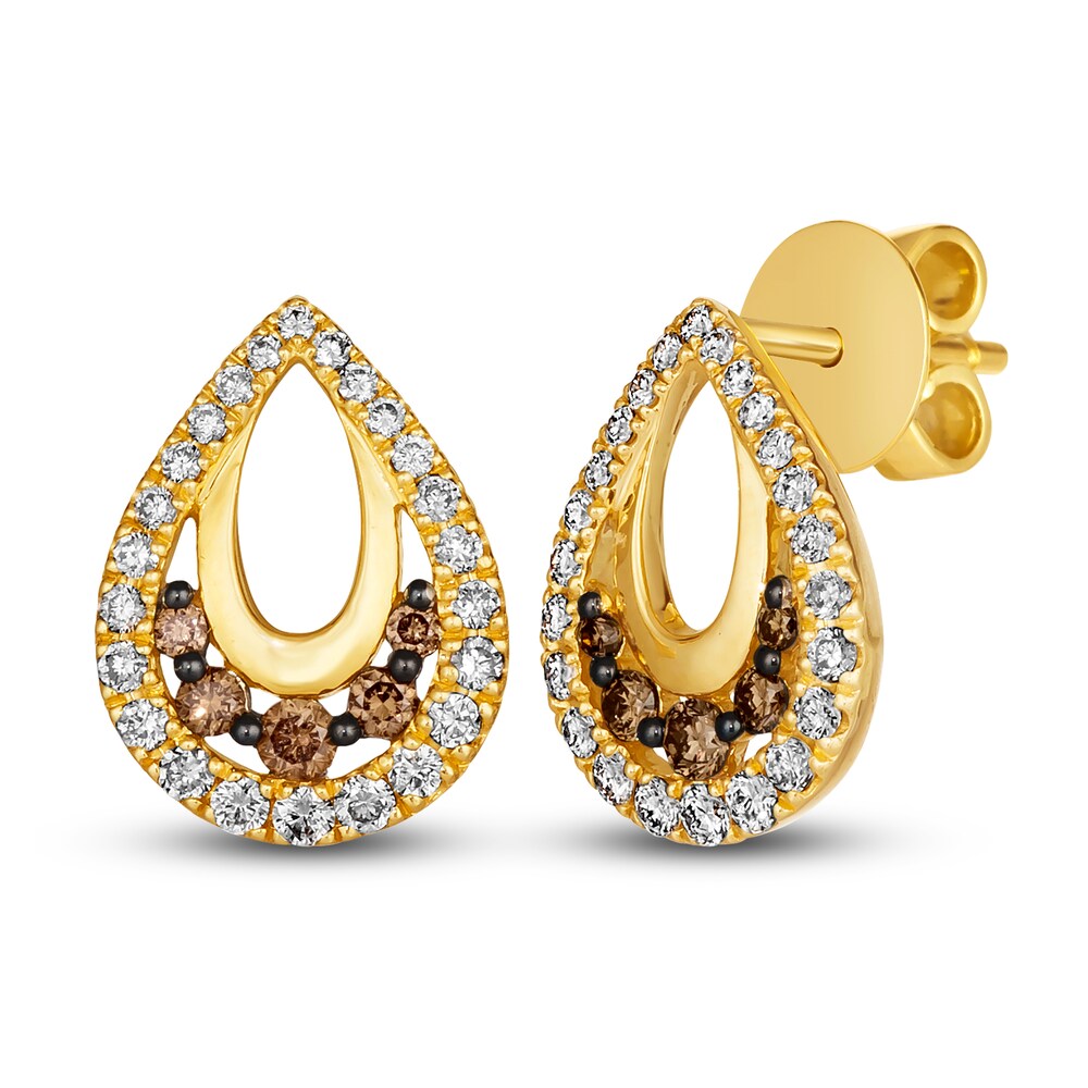 Le Vian Diamond Earrings 5/8 ct tw Round 14K Honey Gold pC5SxMMv