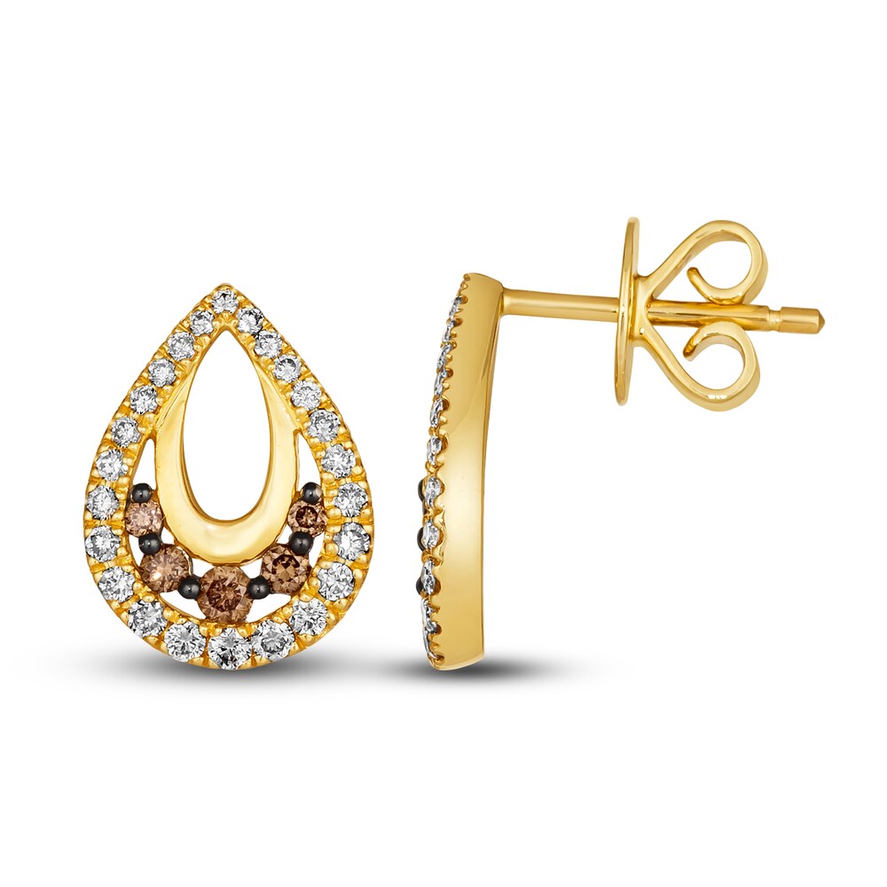 Le Vian Diamond Earrings 5/8 ct tw Round 14K Honey Gold pC5SxMMv