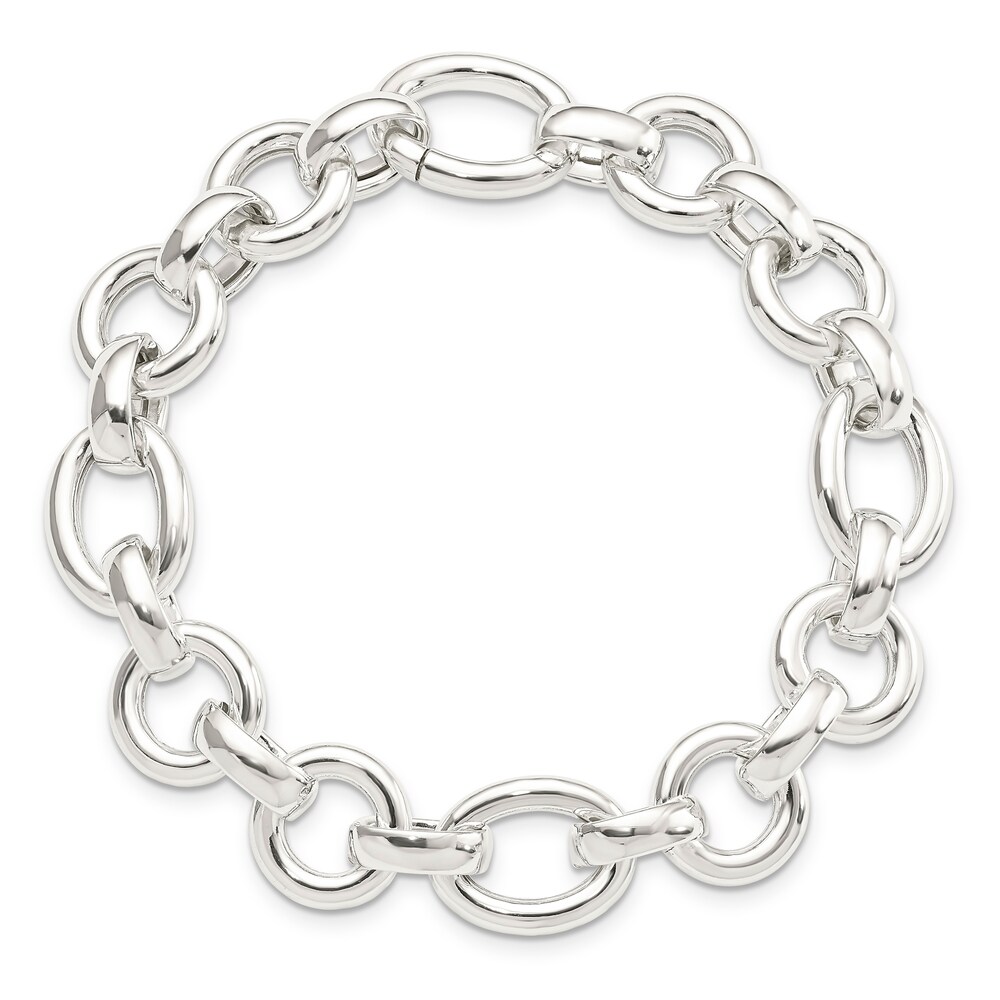 Fancy Link Bracelet Sterling Silver pPhXmPzF