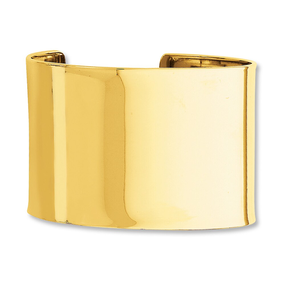 Cuff Bracelet 14K Yellow Gold 47mm Width qCfALfNP