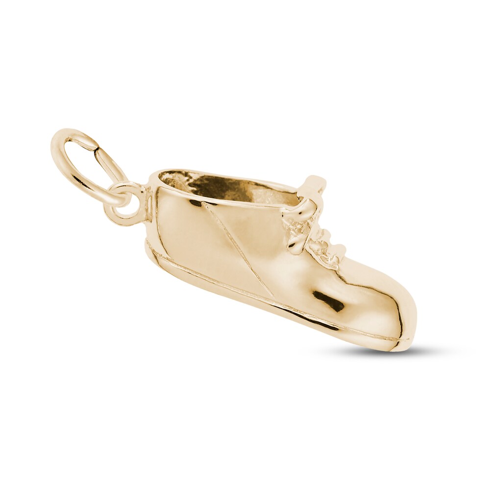 Baby Shoe Charm 14K Yellow Gold qLYYmDwf