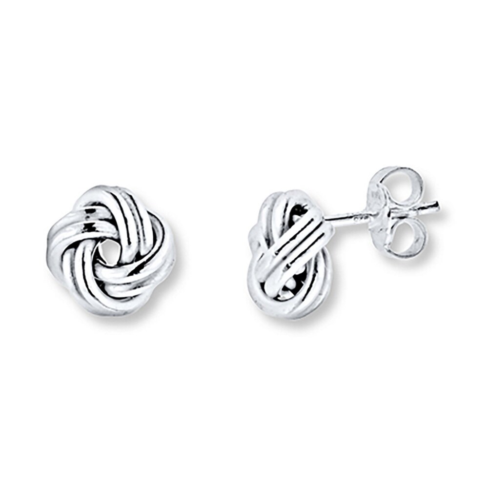 Love Knot Earrings Sterling Silver rJeeuQCp