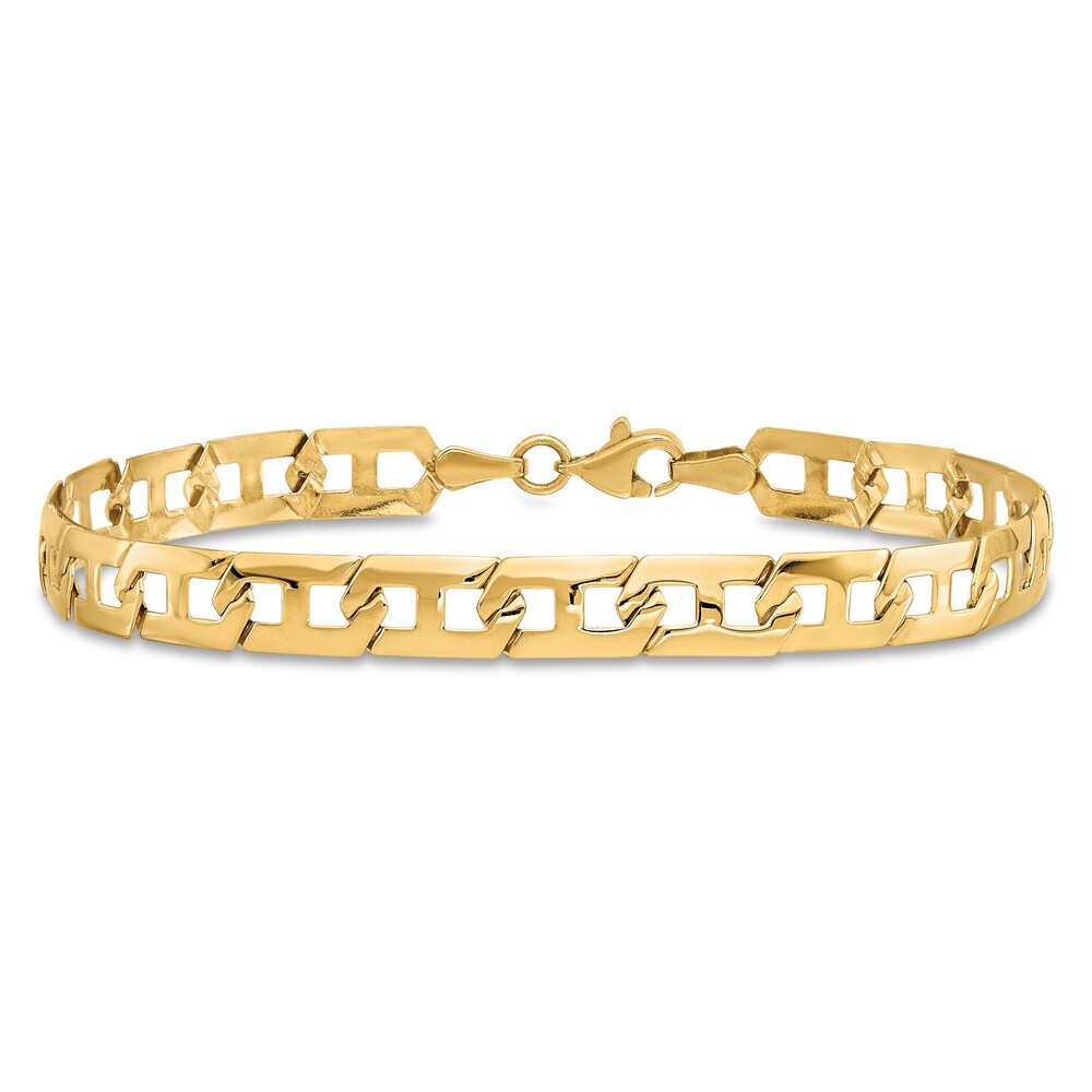 Fancy Link Bracelet 14K Yellow Gold t5UGyoYv