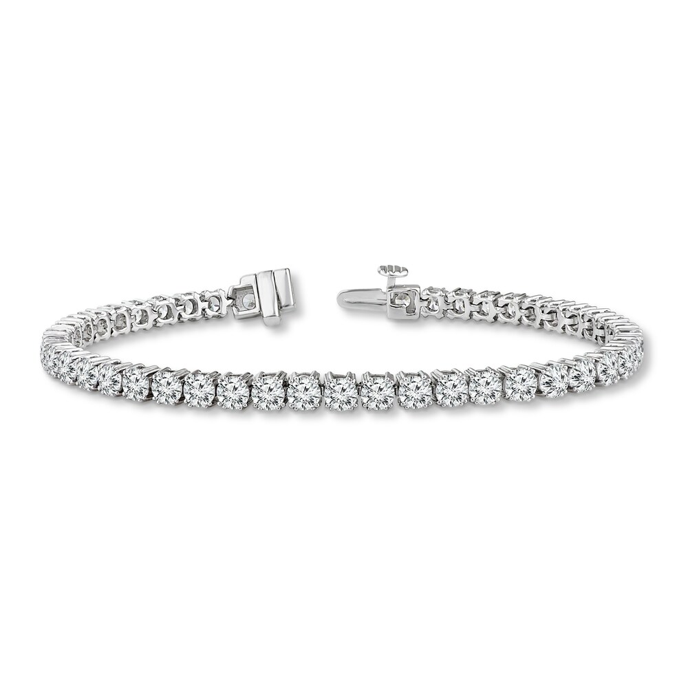 Diamond Tennis Bracelet 10 ct tw Round 14K White Gold tCEqRefc