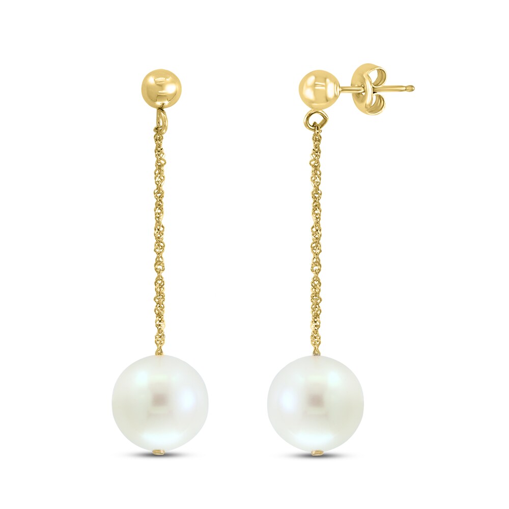 LALI Jewels Cultured Freshwater Pearl Drop Earrings 14K Yellow Gold tUqhyMIp