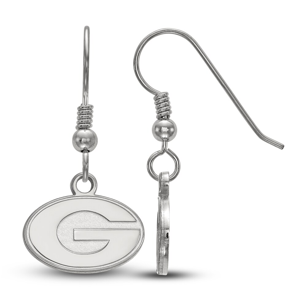 University of Georgia Dangle Earrings Sterling Silver tdhttId1