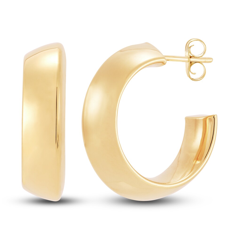 Hoop Earrings 10K Yellow Gold ucLysHT5