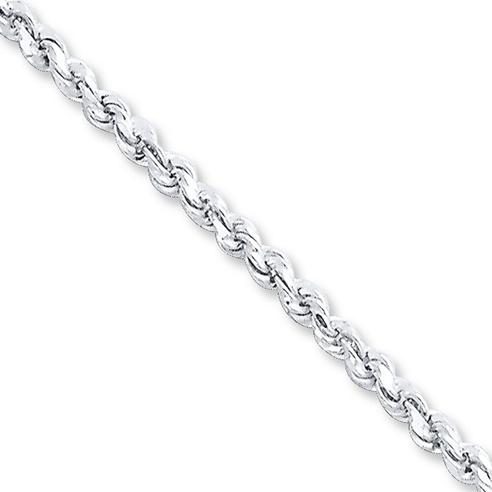 Rope Chain Anklet Sterling Silver 9 Length ulL4R92i