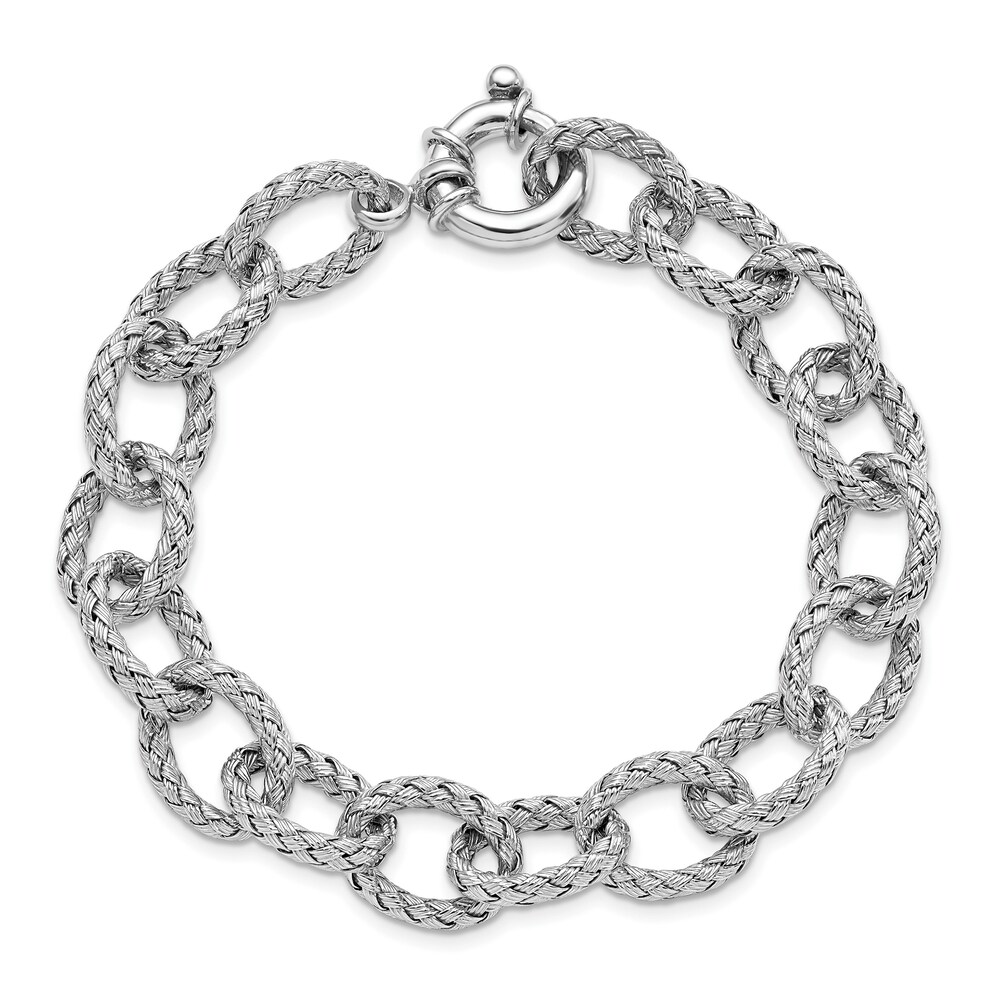 Woven Link Bracelet Sterling Silver vLY4XqGp