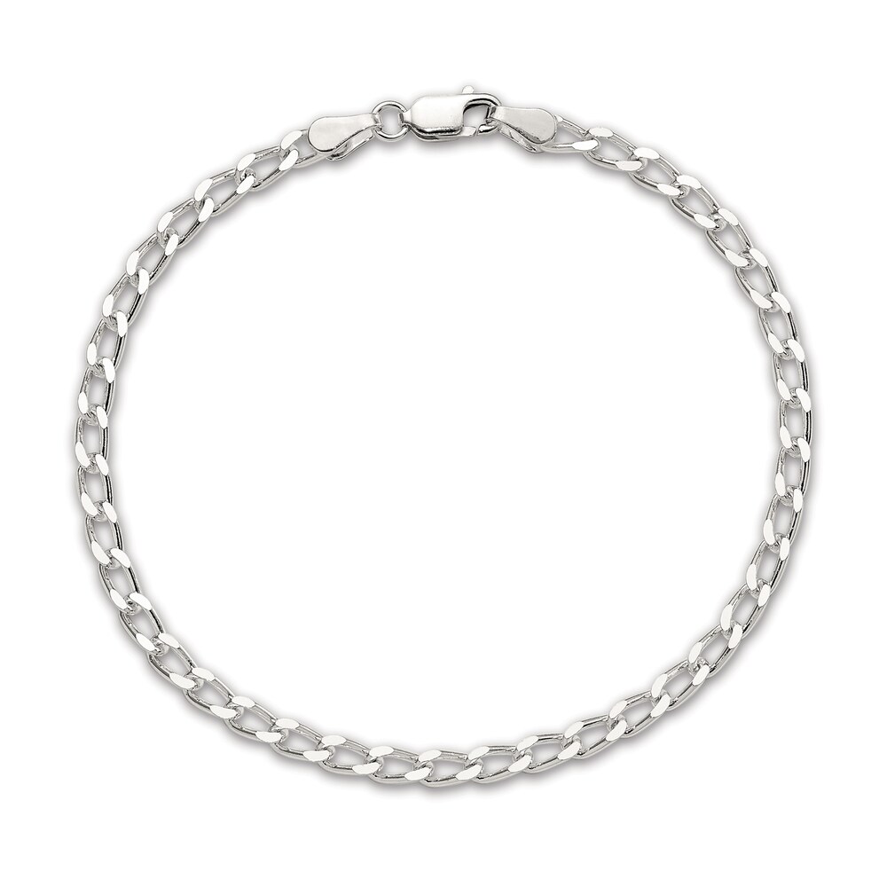 Open Link Chain Bracelet Sterling Silver vwMqfd3w
