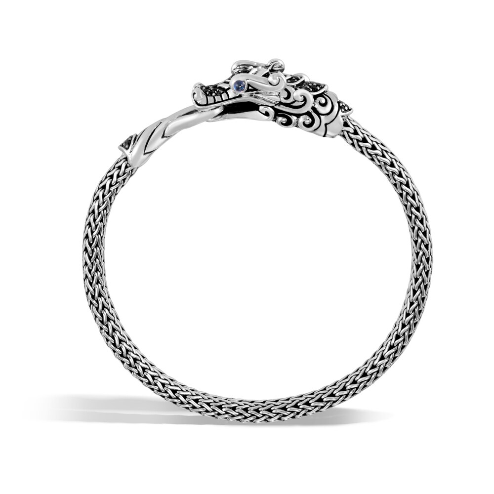 John Hardy Legends Naga 5MM Station Bracelet in Silver with Gemstone, Small w3SqjsHO