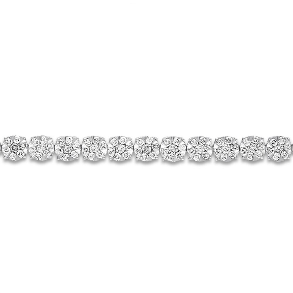 Diamond Tennis Bracelet 2 carats tw Round-cut 14K White Gold xIJe3aqq
