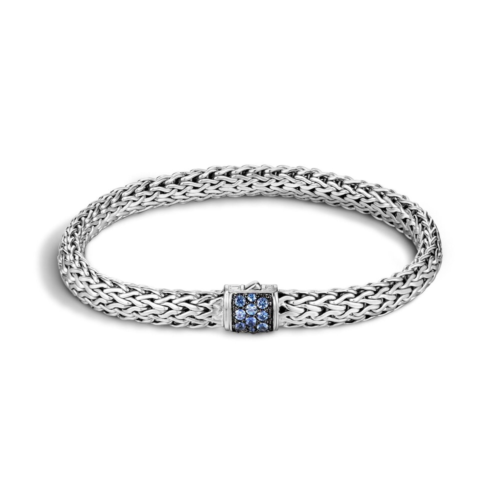 John Hardy Classic Chain 6.5MM Bracelet in Silver with Gemstone, Small xMtqHxPW