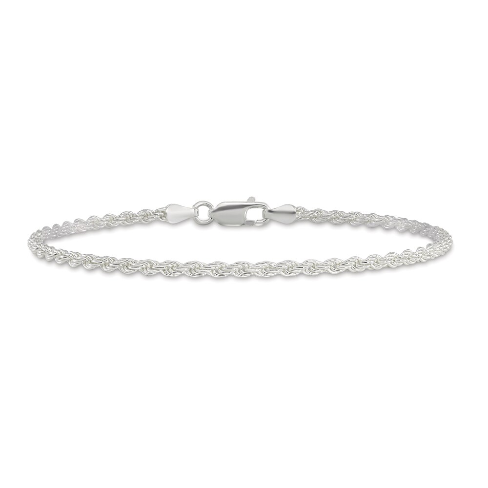 Rope Chain Bracelet Sterling Silver xhhkltcL