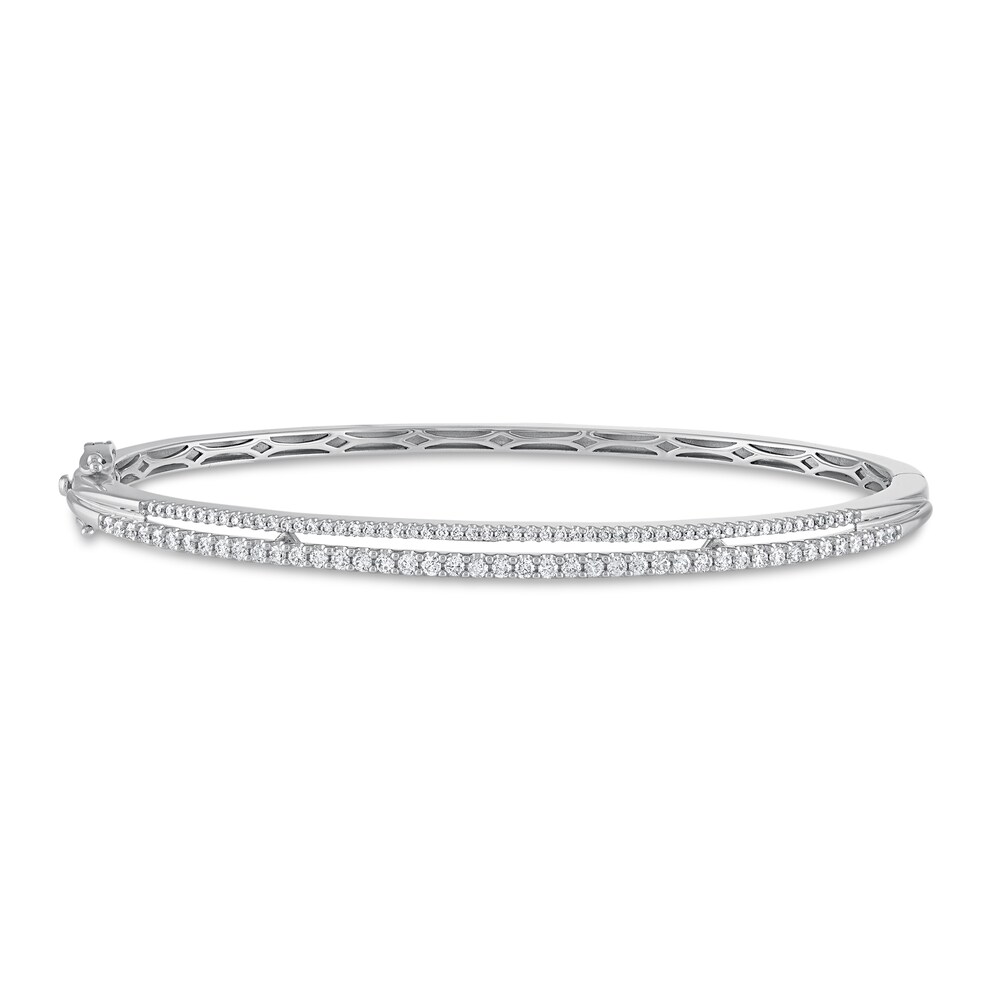 Diamond Bangle 3/4 ct tw Round 10K White Gold y35xc4yz