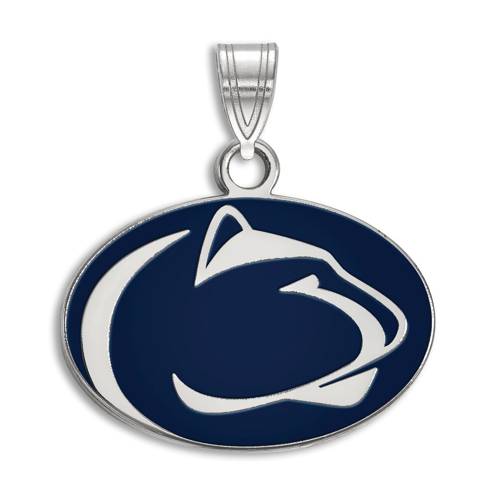 Penn State University Enamel Charm Sterling Silver yH7Gp2ID