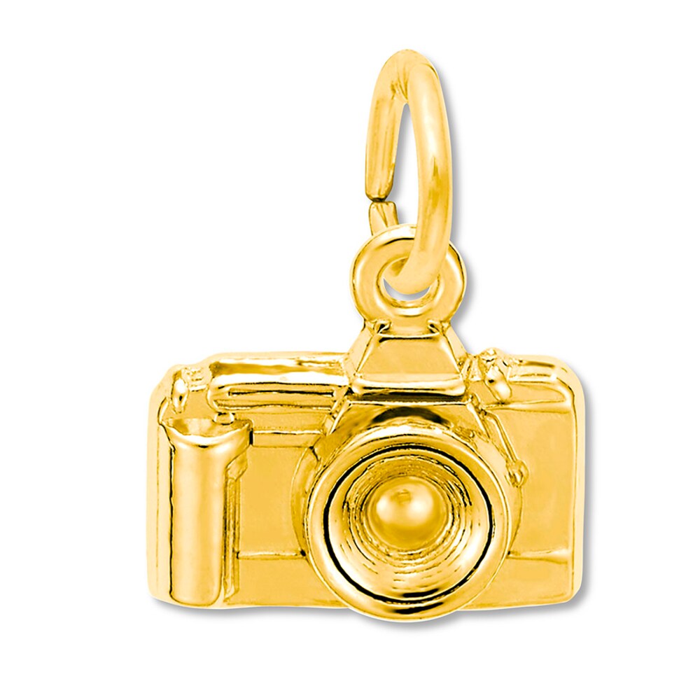 Camera Charm 14K Yellow Gold yPUtvcsq