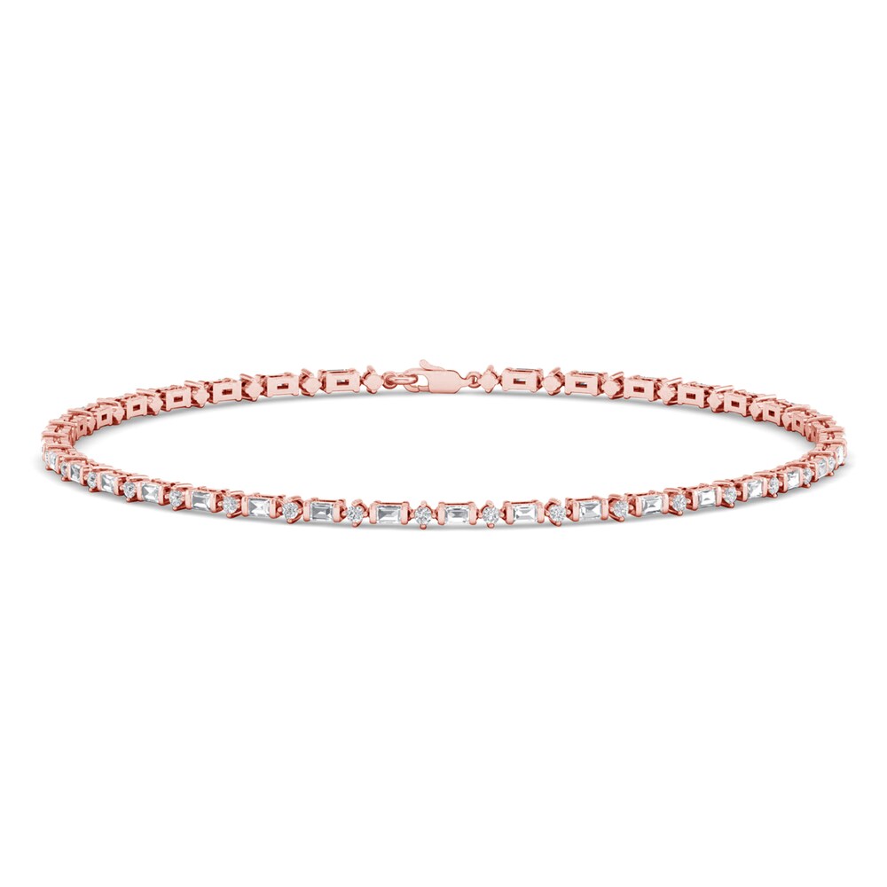 Diamond Bracelet 1/2 ct tw Round 14K Rose Gold yVSK9MV4