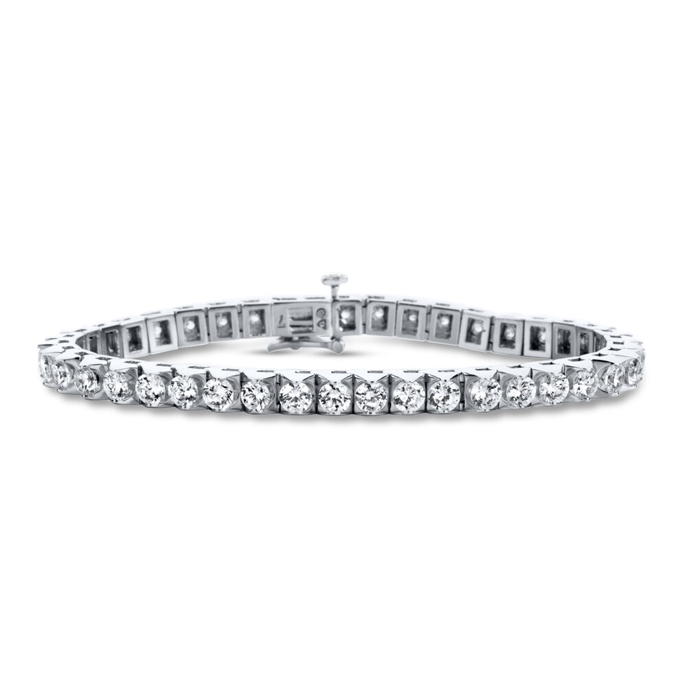 Diamond Bracelet 6 ct tw Round-cut 14K White Gold zQiqIk3y